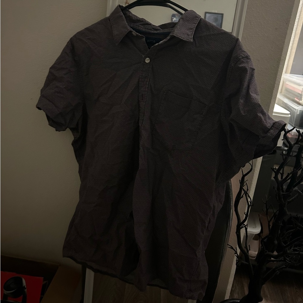 Mens Button Down Top